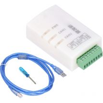 Jeffergarden Adaptateur CAN USB Débogueur de bus CAN double canal Analyseur de convertisseur intelligent avec isolation