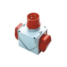 Adaptateur Fanton 73111 de prise cee 400 v vers 2 prises cee 400 v IP44