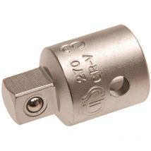 Bgs Adaptateur, Chromé Mat, 270 Femelle, Extérieur 3/8 Et 1/2 ''
