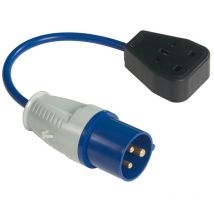 Adaptateur/convertisseur fiche 16 - prise 13 a silverline 341082
