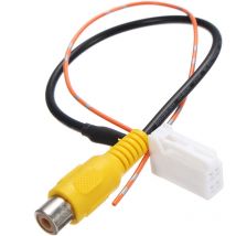 Augienb - Adaptateur de câble rca pour caméra de recul, connecteur mâle à 4 broches pour Toyota ZebraA