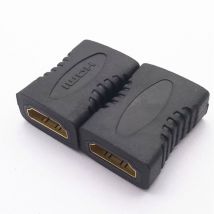 Adaptateur de Coupleur hdmi, 2-Pack Plaqué Or Femelle vers Femelle 4K hdmi Coupleur hdmi Extenseur-Adaptateur et connecteur pour câble courant faible