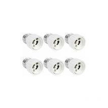 Adaptateur De Douille E27 Vers Gu10, 0-250V, Max. 200W, Convertisseur De Douille à Visser E27 En Culot Pour Gu10 Ampoule Led, Lampe Halogène Et Cfl,