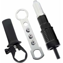 Adapter Für Elektrische Nietpistole, Nietbohrer-adapter, Nietmuttern-einsatzwerkzeug Mit Nietkopf (2,4/3,2/4,0/4,8 Mm Durchmesser) Und Schwarzem 