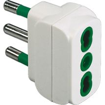 Adaptateur Fanton 82110 de S17 à 1P17/11 Blanc