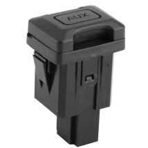 Jeffergarden - Adaptateur de prise audio, abs avec adaptateur audio de prise d'entrée auxiliaire à performances stables, pour voiture domestique