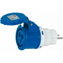 Adaptateur de prise de schuko industriel