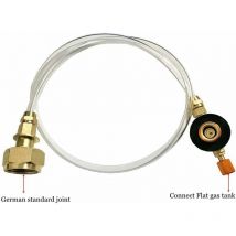 Adaptateur de Propane Tuyau de Rechange pour convertisseur de Tuyau Se connecte au Camping en Plein air Camping Cuisinière à gaz Adaptateur de