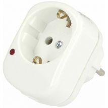 Adaptateur de protection contre les surtensions avec lampe témoin