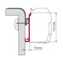 Fiamma - Adaptateur de stores F45 / F70 pour Rapido série 9