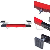 Adaptateur de traverse 2 tonnes Rouge - Adaptateur De Traverse - Outil De Garage - Cric Automobile - Outils Mécaniques - Levage Voiture