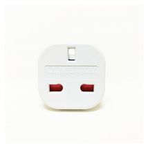 Shmshng - Adaptateur de voyage - Britannique 3 broches Blanc-Prise standard britannique vers prise standard européenne