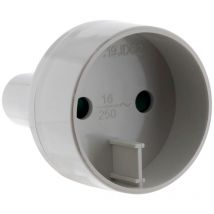 Zenitech - Adaptateur prise voyage ue vers usa - prise mâle us vers prise femelle ue - Blanc