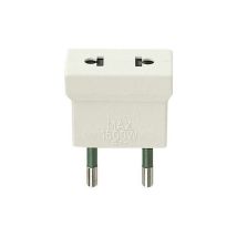 01352.B Adaptateur S10 - Usa+Eu Blanc