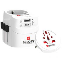 Skross - set 2 multi adaptadores de viaje 1302472