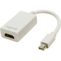 Adaptateur DisplayPort, hdmi Logilink CV0036A [1x Mini port Display mâle - 1x hdmi femelle] 10.00 cm blanc