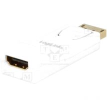 Adnauto - Adaptateur DisplayPort prise male hdmi femelle - Blanc