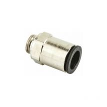 Legris - Adaptateur droit fileté LF3000 vers Enfichable, 12 mm g 1/4 Mâle ( Prix pour Paquet de 2 )