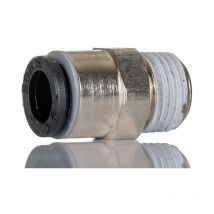 Legris - Adaptateur droit fileté hydraulique LF3000 vers Enfichable 6 mm r 1/8 Mâle ( Prix pour Paquet de 5 )
