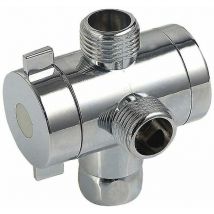 Adaptateur en t à 3 voies pour mitigeur bain-douche, connecteur de vanne d'inverseur, 11