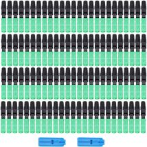 Zolginah - Adaptateur Et Connecteur Pour Câble Courant Faible Lot De 100 Connecteurs Rapides à Fibre Optique Intégrés Sc/Apc Avec Fibre Optique