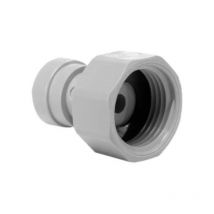John Guest Speedfit - Adaptateur Femelle Rigide Push-fit En Acétal Gris 5/8' (17x23) Pour Tuyau 5/16' (8mm)