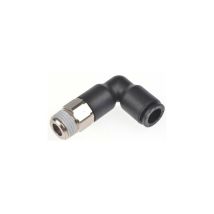 Legris - Adaptateur fileté coudé LF3000 vers Enfichable 6 mm r 1/8 Mâle ( Prix pour Paquet de 5 )