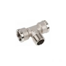 Adaptateur fileté en T Legris 0916 vers G 1/2 Femelle G 1/2 Femelle ( Prix pour Paquet de 3 )