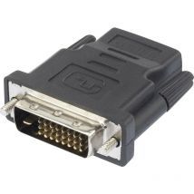 Renkforce - RF-4212228 hdmi / dvi Adaptateur [1x hdmi femelle - 1x dvi mâle 24+1 pôles] noir W717481