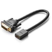 Ugreen - Adaptateur hdmi (femelle) vers dvi (mâle), 0,15 m, noir