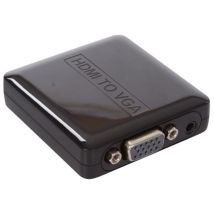 Hq-power Adaptateur Hdmi Vers Vga + Audio