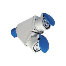 Fanton - Adaptateur 73105 de prise cee 230 v vers 2 prises cee IP44