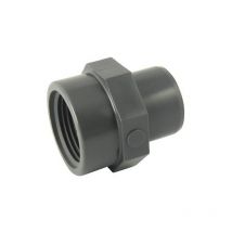 Adaptateur Male à coller / femelle à visser en pvc ø a: 40mm ø b: 1''1/4