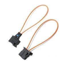 Adaptateur Mâle et Femelle de Dérivation de Boucle de Most Fibre Optique pour Automobiles, 2 Pièces la Plupart des Adaptateurs de Fibre Optique pour