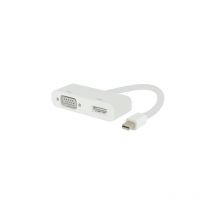 Fujionkyo - Adaptateur Mini DisplayPort pour Apple vers hdmi / vga Mâle/Femelle