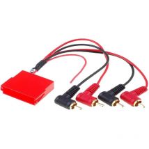 Adnauto - Adaptateur Mini-ISO 20 pin rca compatible avec Audi A3 A4 A6 A8 tt