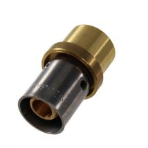 Barbi Blansol - Adaptateur per à sertir Ø12x1,1 - Cuivre à souder Femelle Ø12 - ibp Bänninger