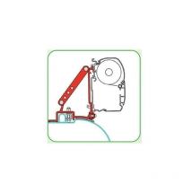Imline - Adaptateur pour stores Fiat Ducato 2 étriers de 8 cm avant le 06/06 pour caravane et camping-car
