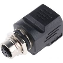 Adaptateur Prise femelle M12/prise femelle RJ45 cat. 5 Weidmuller ports Blindé ( Prix pour 1 )