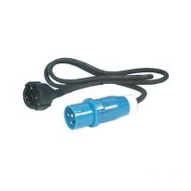 Imline - Adaptateur prise mâle P17 à prise femelle française - Longueur 150 cm