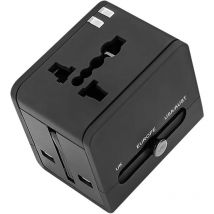 Memkey - Adaptateur Prise Universelle,Adaptateur Universel de Voyage,Adaptateur Prise France vers usa uk Canada Australie Japon Adaptateur de Voyage