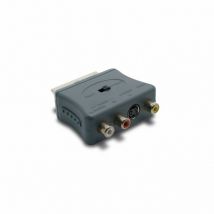 Metronic - Adaptateur péritel/3 RCA+S-vidéo (y/c)