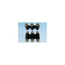 Adaptateur rca 3Femelle a 3RCA Femelle