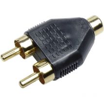 Sinuslive - Y2M Adaptateur rca [2x Cinch-RCA mâle - 1x Cinch-RCA femelle] Y45621