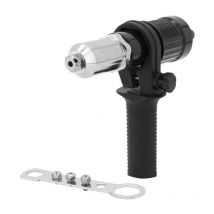 Ouylaf - Adaptateur Riveteuse Kit d'adaptateur de Pistolet à Riveter pour Perceuse électrique sans Fil, Pistolet à Riveter électrique Rivetage Outil