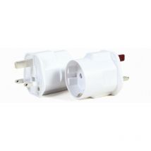 Gembird - cablexpert CableXpert ac Power Adapter eu Schuko Socket to uk Plug 13 a A-AC-EUFUKM-01