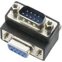 Renkforce - Adaptateur série [1x sub-d mâle 9 pôles - 1x sub-d femelle 9 pôles] vissable