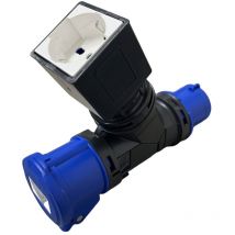 Multiplicateur de prise industrielle 16A Prise Shuko et prise industrielle Rosi