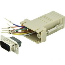 Digitus - Adaptateur sub-d sub-d mâle 9 pôles - RJ45 femelle 1 pc(s) S382111