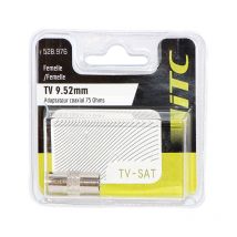 ITC - Adaptateur tv fem/fem 9.5mm 304740